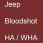 Preview: Jeep, Bloodshot, HA / WHA.